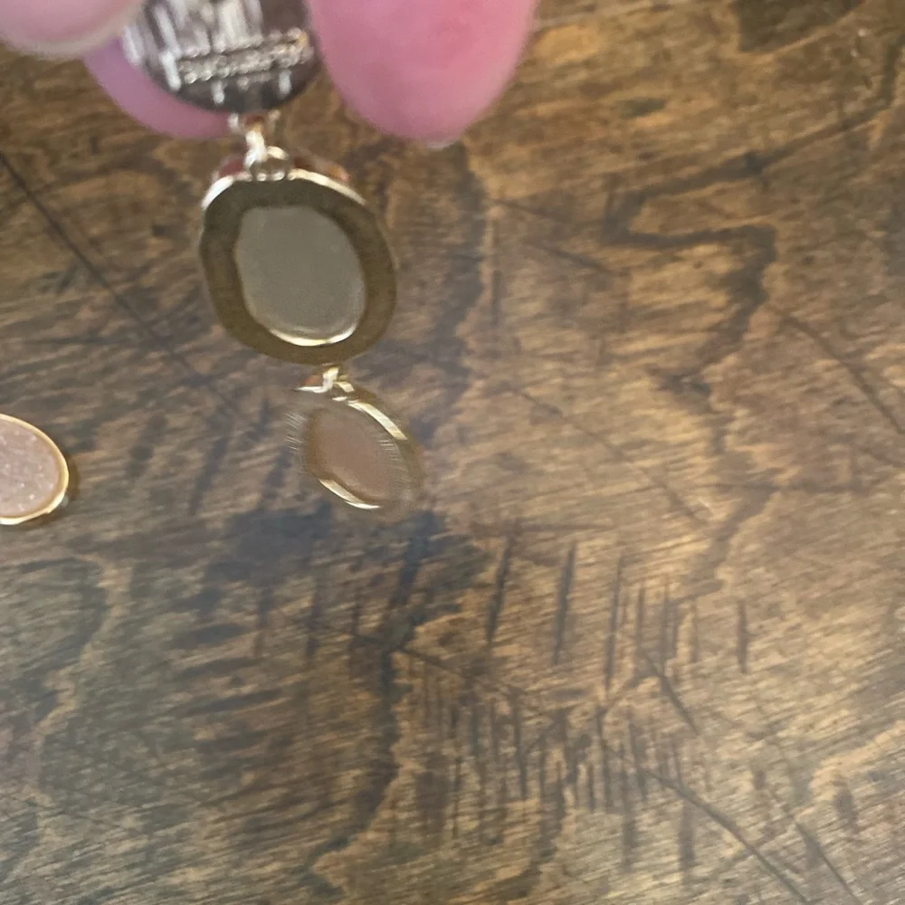 Elegant Gold‎ and Cream Dangle Earrings